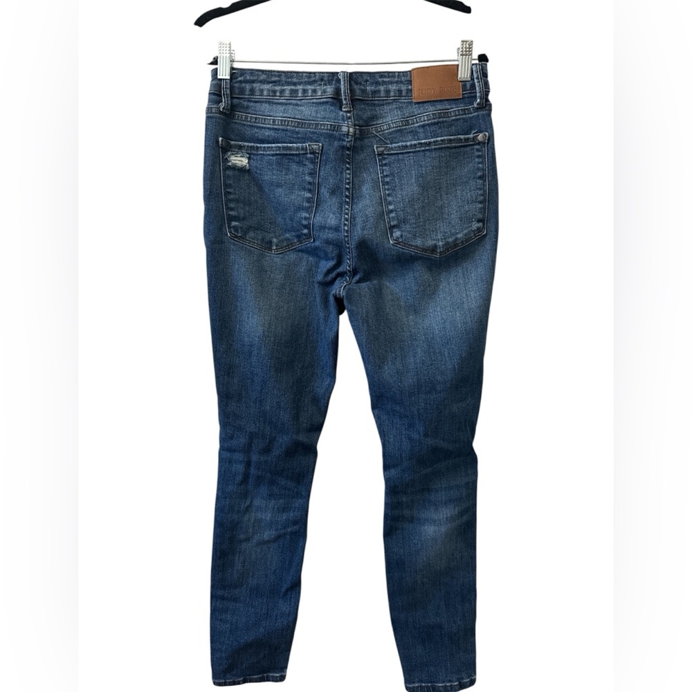 Judy Blue women's distressed skinny stretch denim jeans 11/30 - Picture 2 of 8